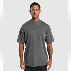 Gymshark Rest Day Heavyweight T-Shirt M Gray